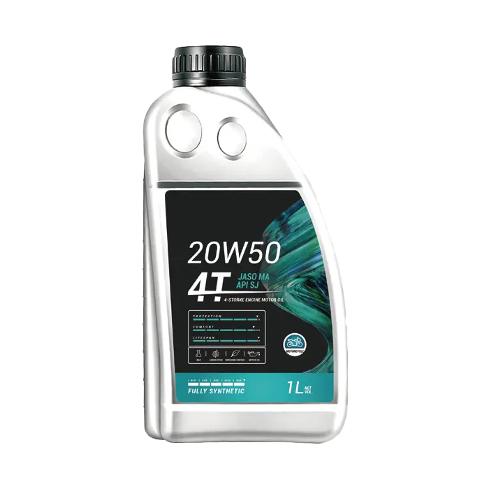 20W-50 Fully Synthetic Motorcycle Engine Oil 1L JASO MA/MA2