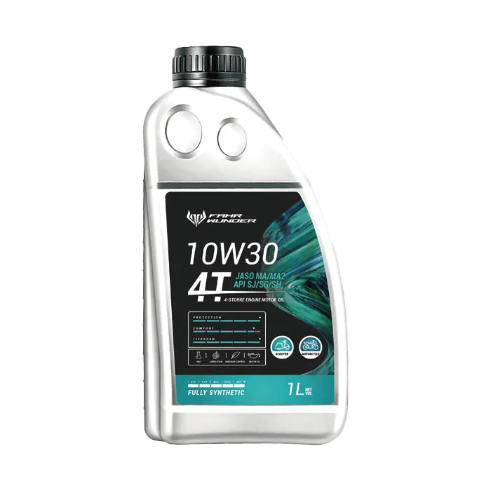 10W-30 Fully Synthetic Motorcycle Engine Oil 1L JASO MA/MA2