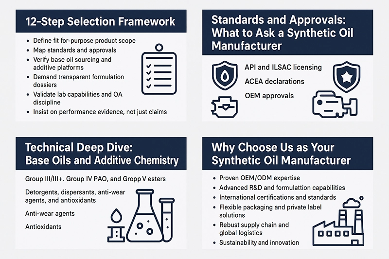 Factory step by step Synthetic Oil Manufacturer